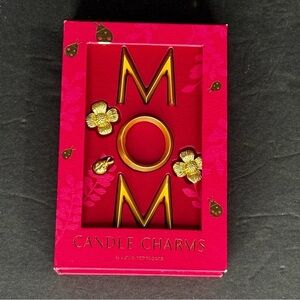 Brand New by Anthropologie Candle Charm Pendent Accessory Gold in MOM
